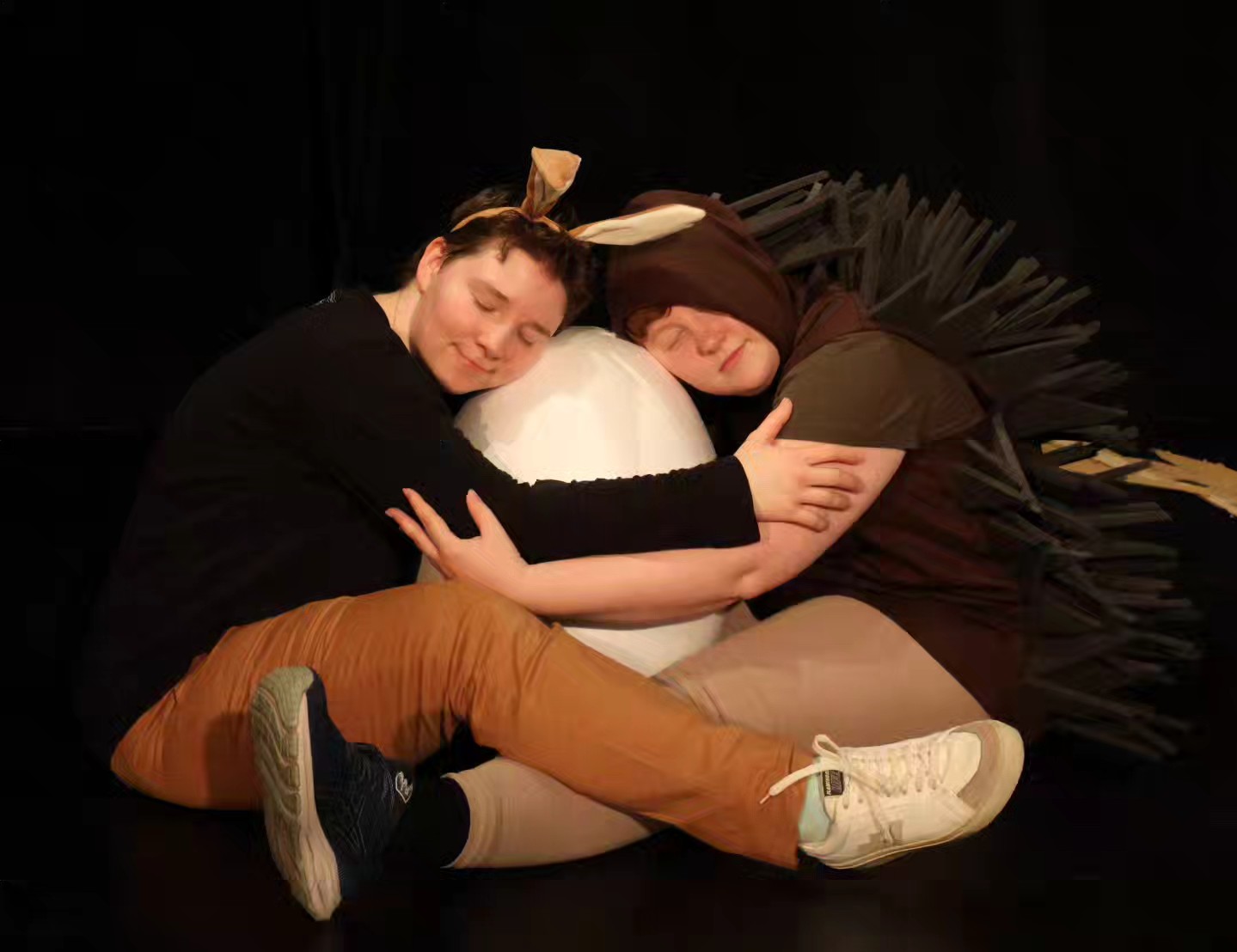 DER HASE DER IGEL UND DAS EI